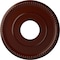 Ekena Millwork Bradford Ceiling Medallion (Canopies up to 6 5/8"), 12 1/2"OD x 3 7/8"ID x 3/4"P, Brushed Mahogany CM12BRBMF - alternate 1